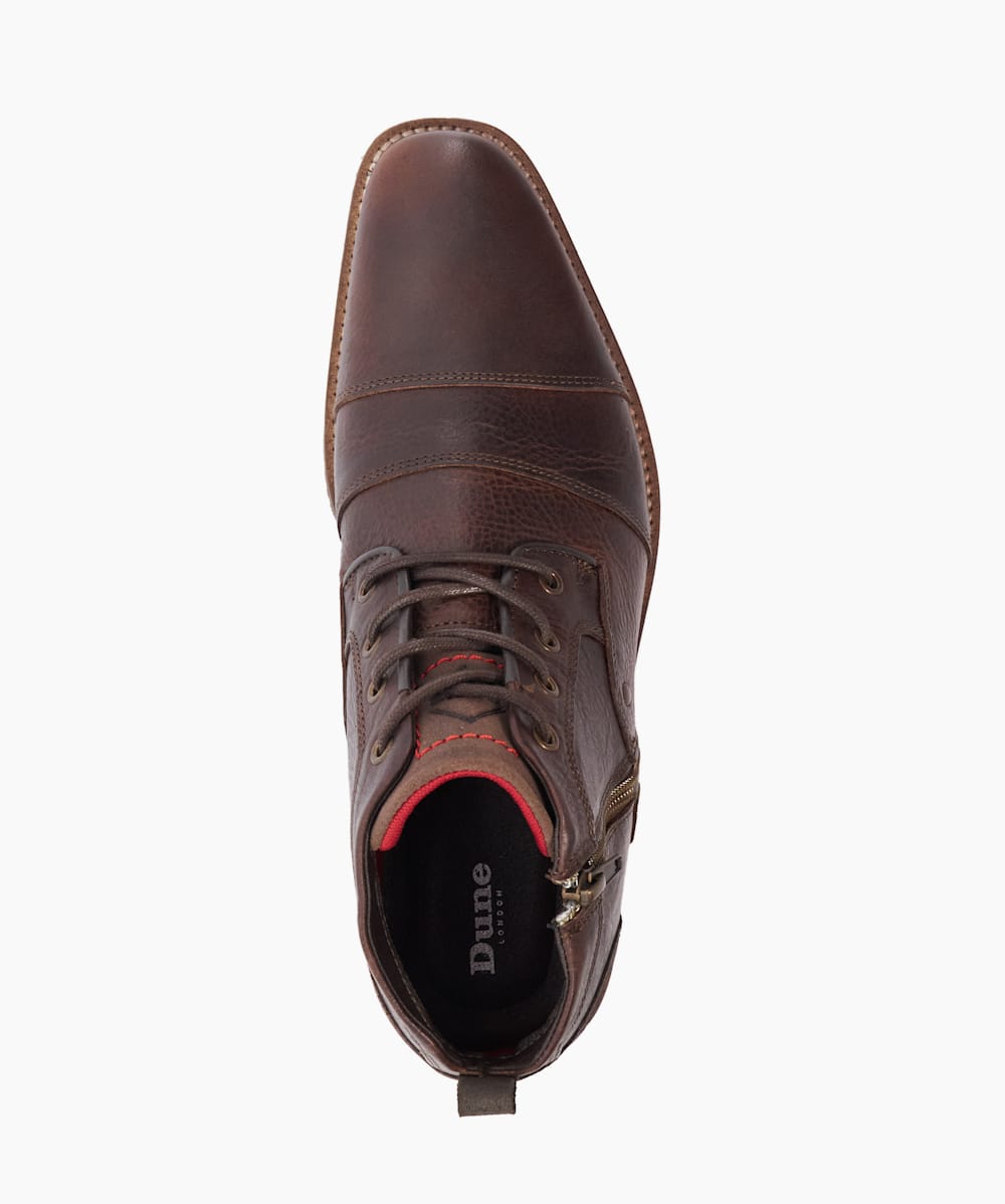 Dune captains boots brown shop