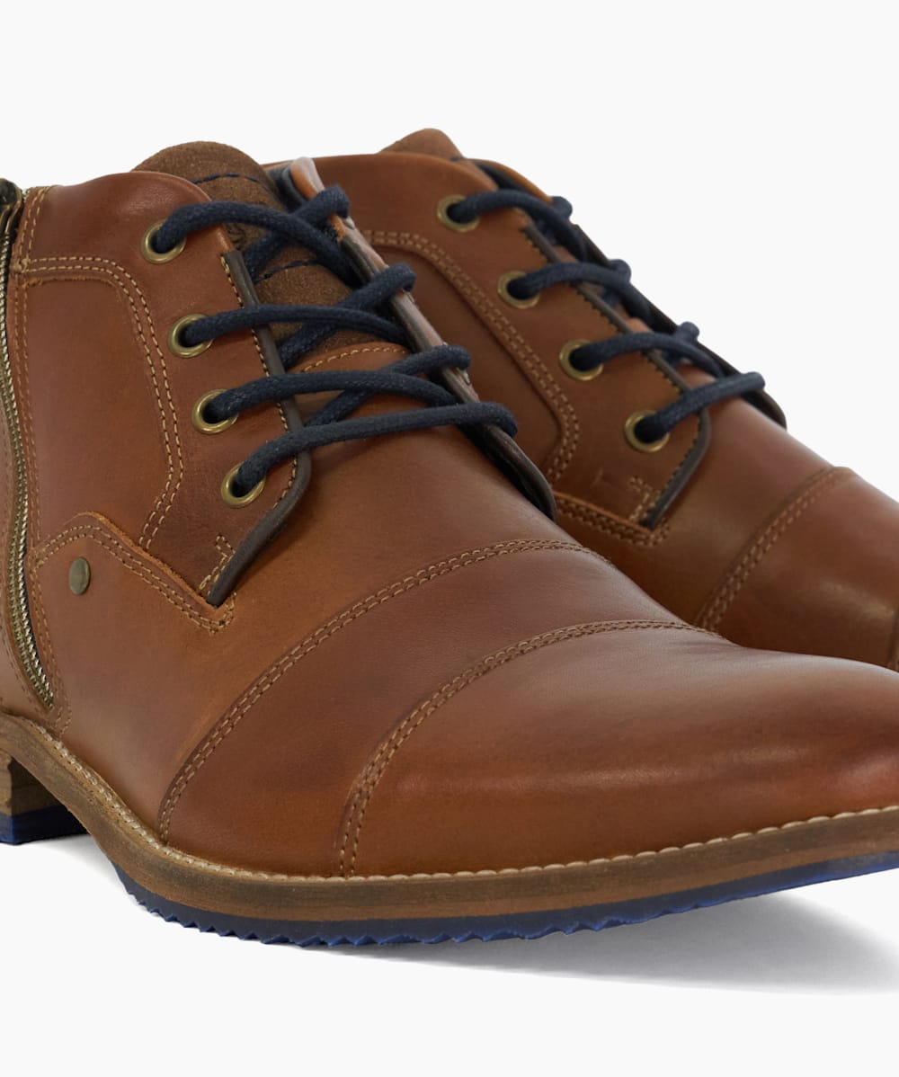 Dune captains boots brown shop