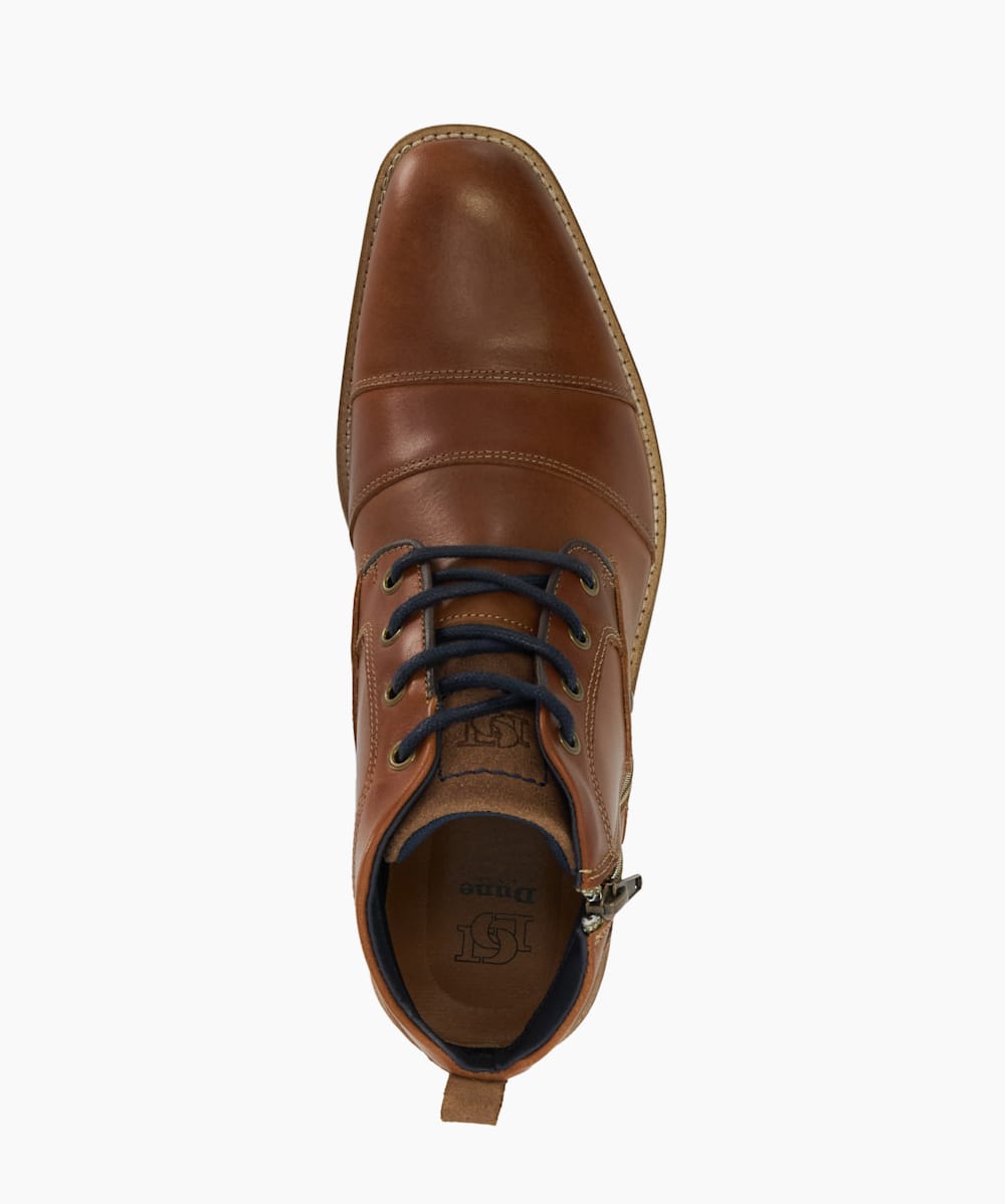Dune captain toecap boots tan hotsell