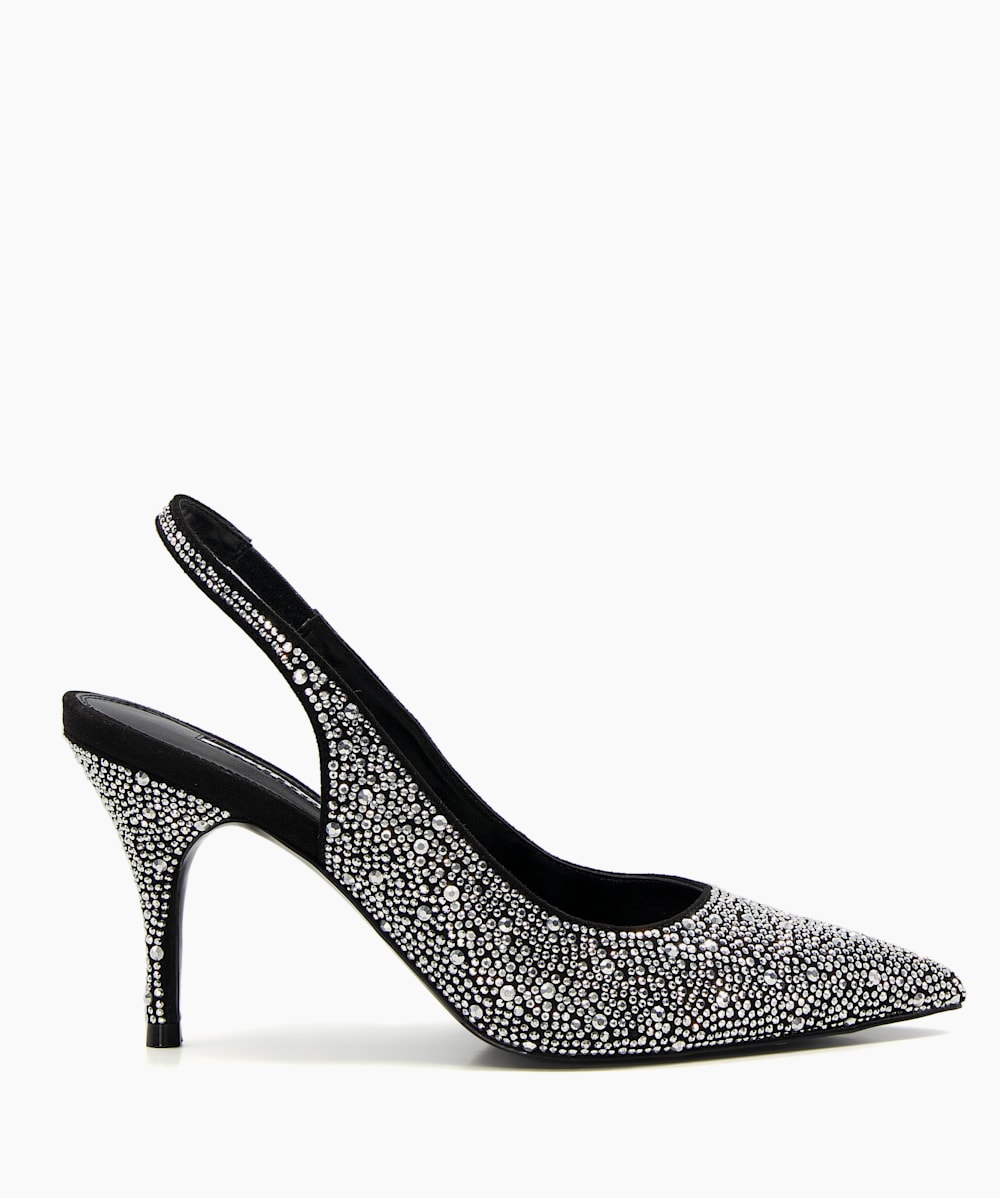 Black dune heels sales