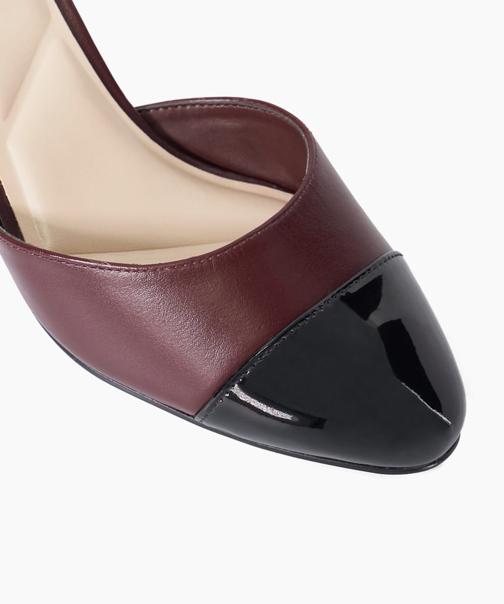 Burgundy court shoes hotsell