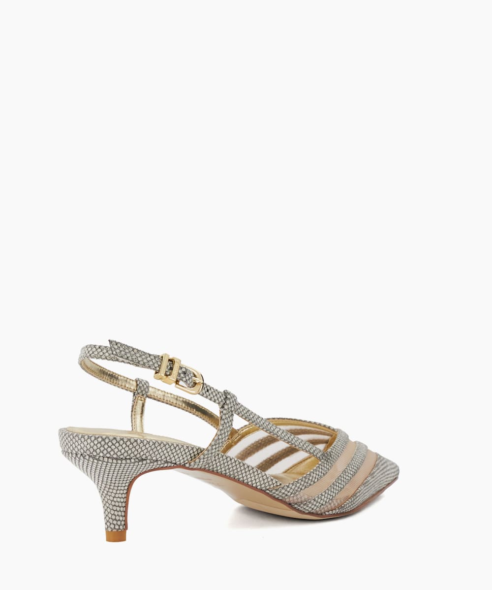 Pewter sandals cheap low heel