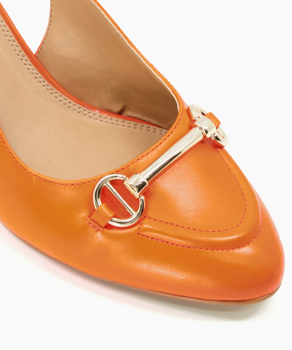 Dune orange shoes shop