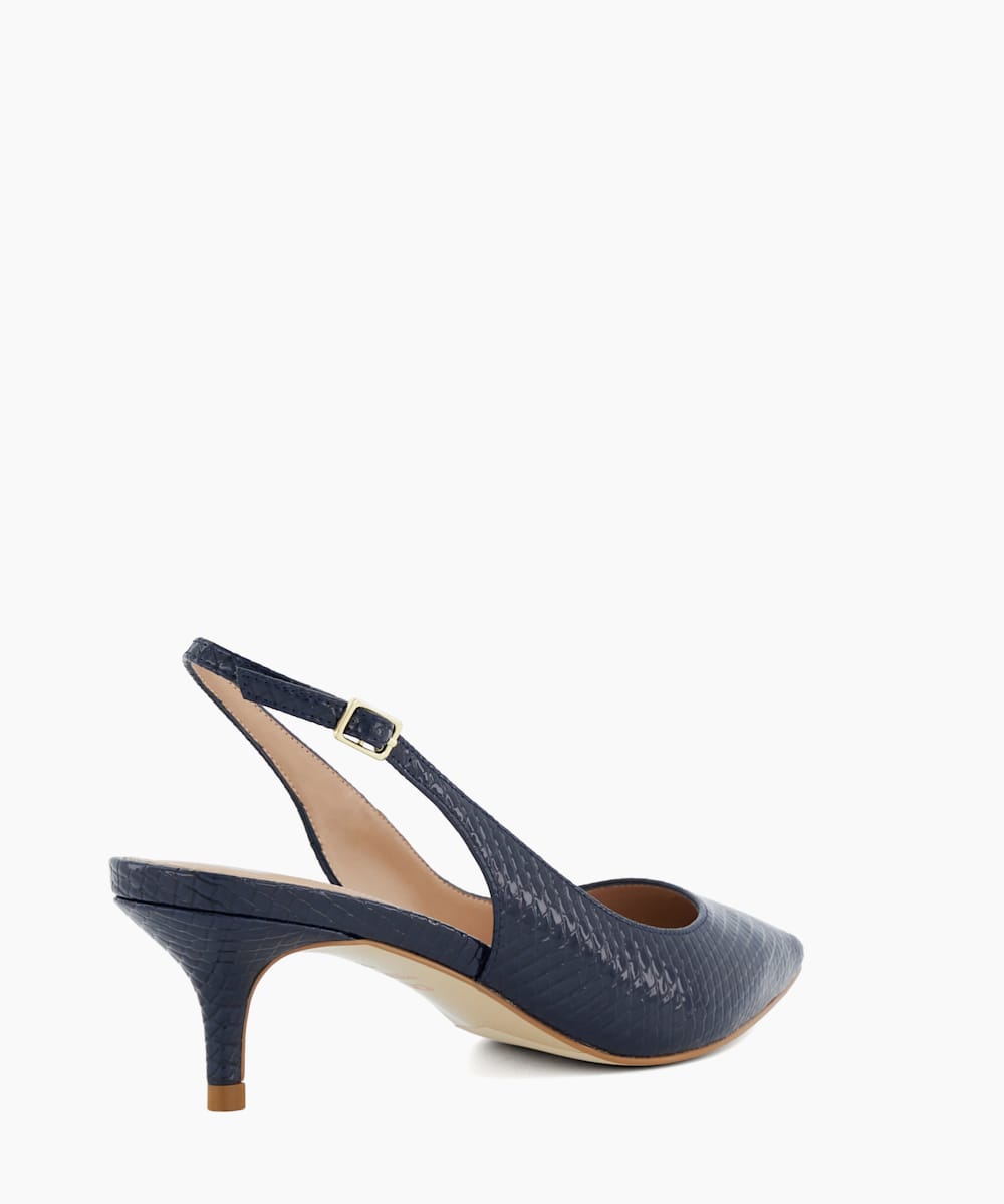 Navy court shoes dune clearance