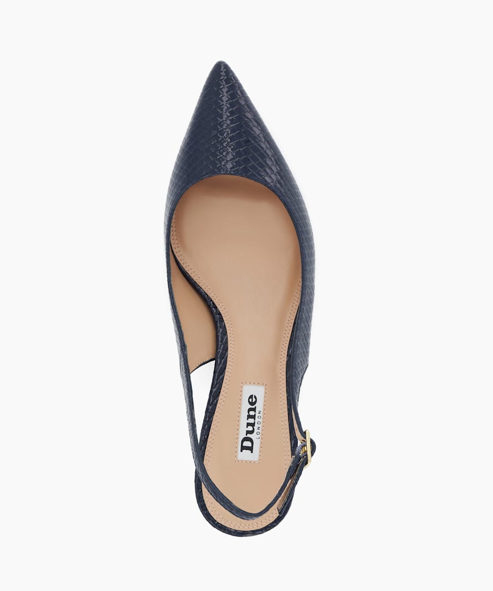 Dune navy court discount shoes