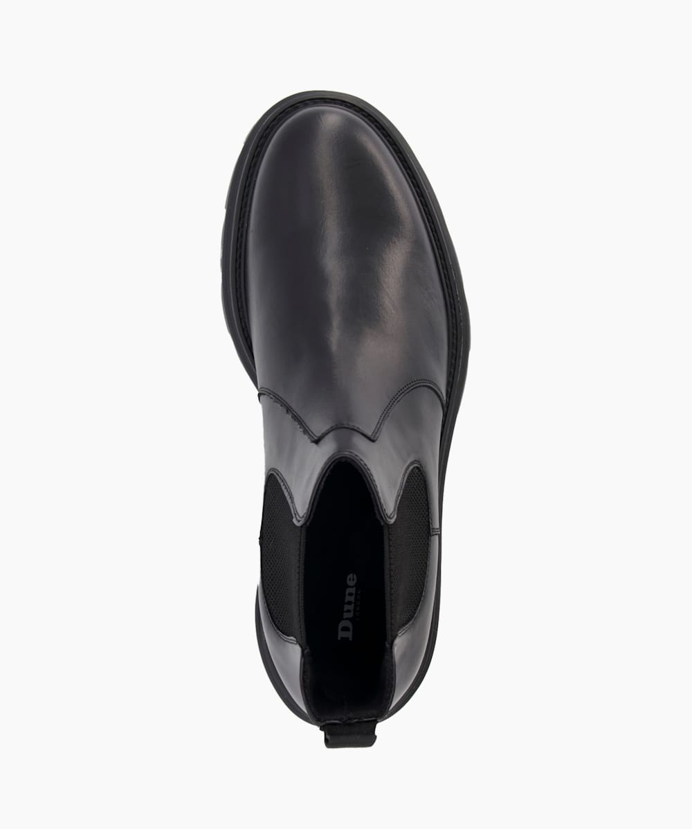 Dune prompted chelsea boots clearance