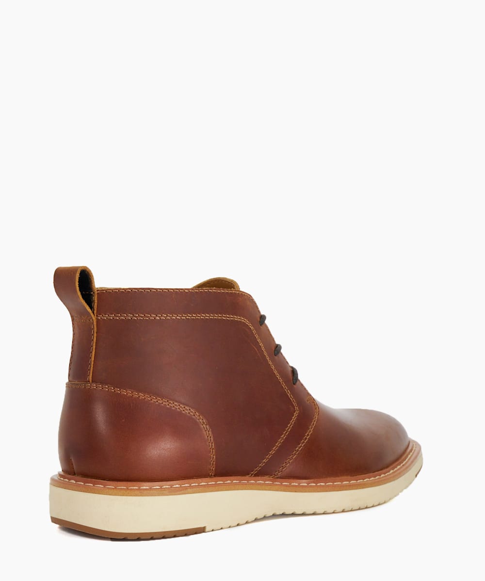 Chander Brown Wedge Sole Chukka Boots Dune London