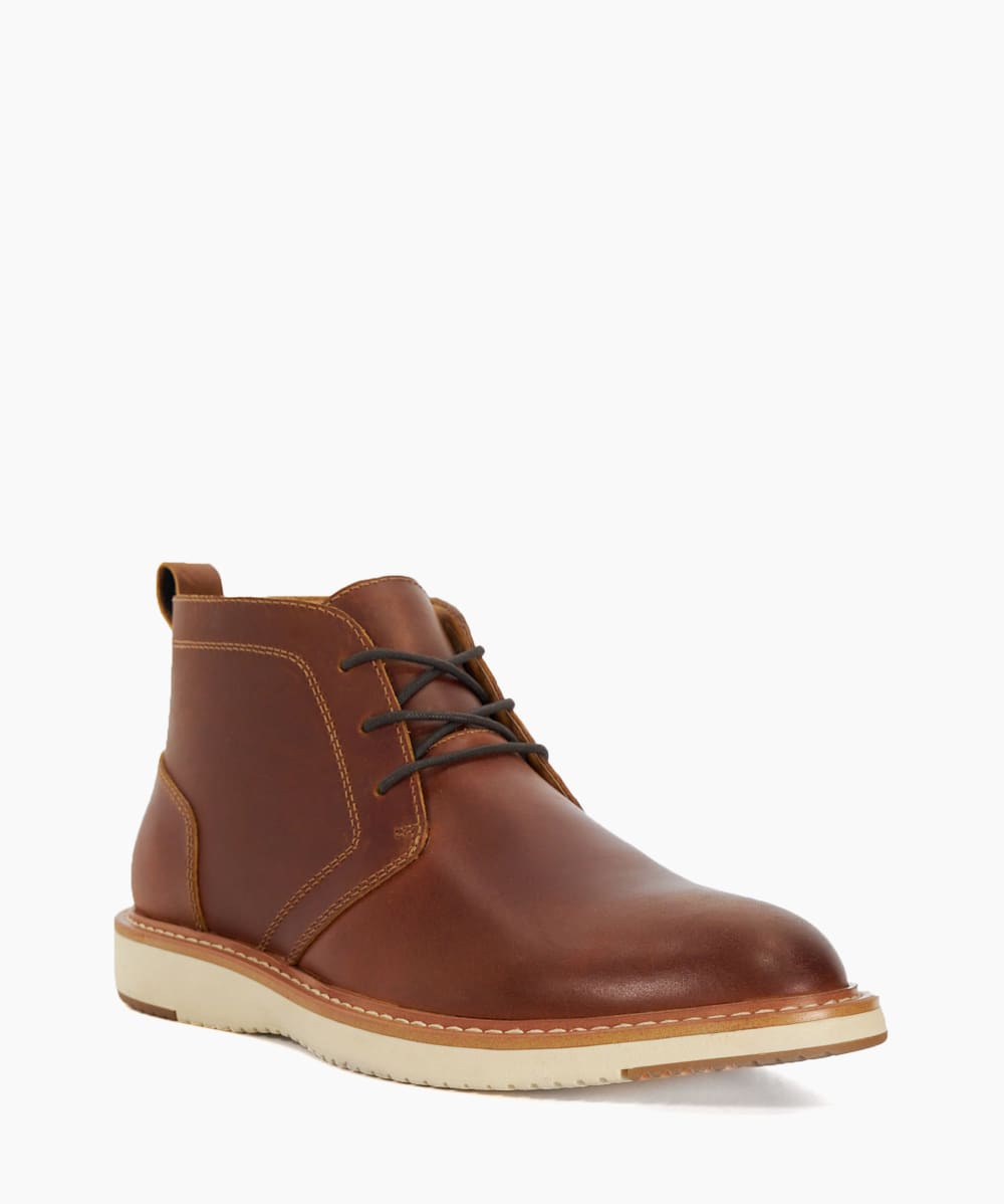 Leather sole chukka boots cheap