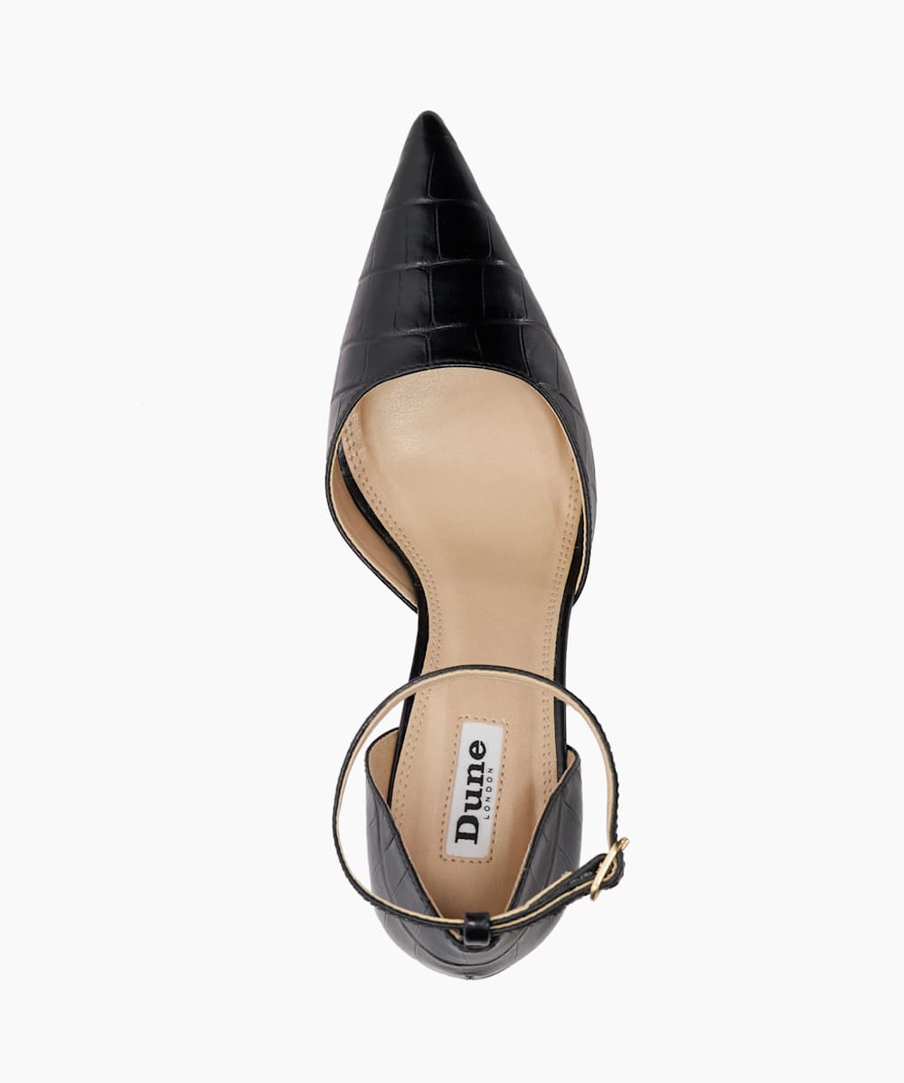 Dune ankle strap top shoes