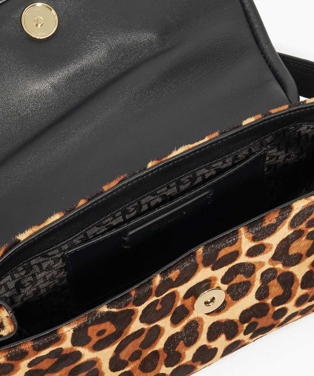 Dune black and leopard print bag cheap
