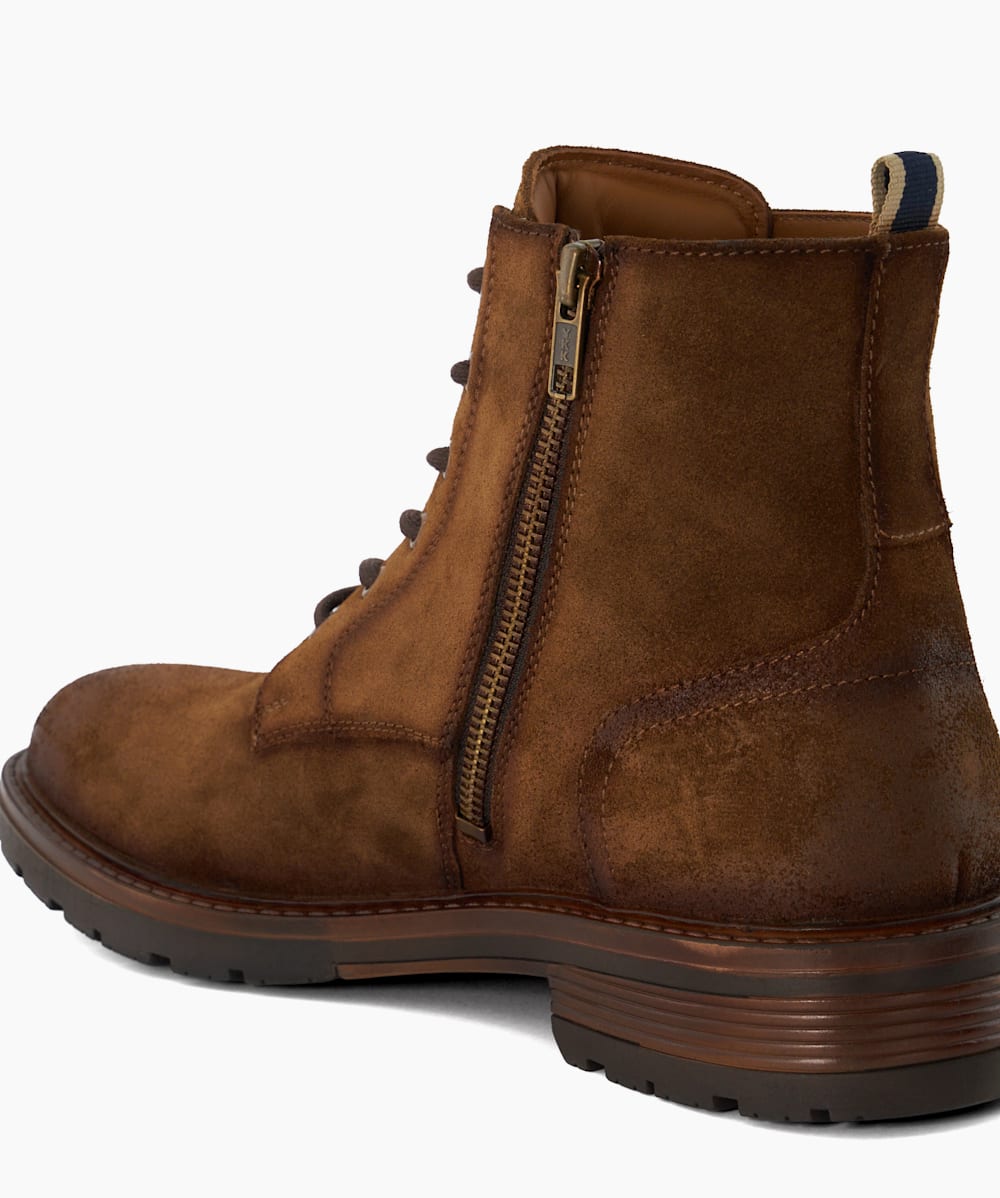 Cheshires Tan Casual Suede Boots Dune London