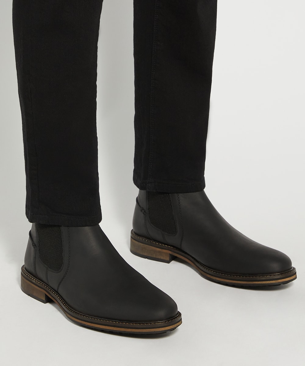 Dune quarter snakeskin chelsea boots new arrivals