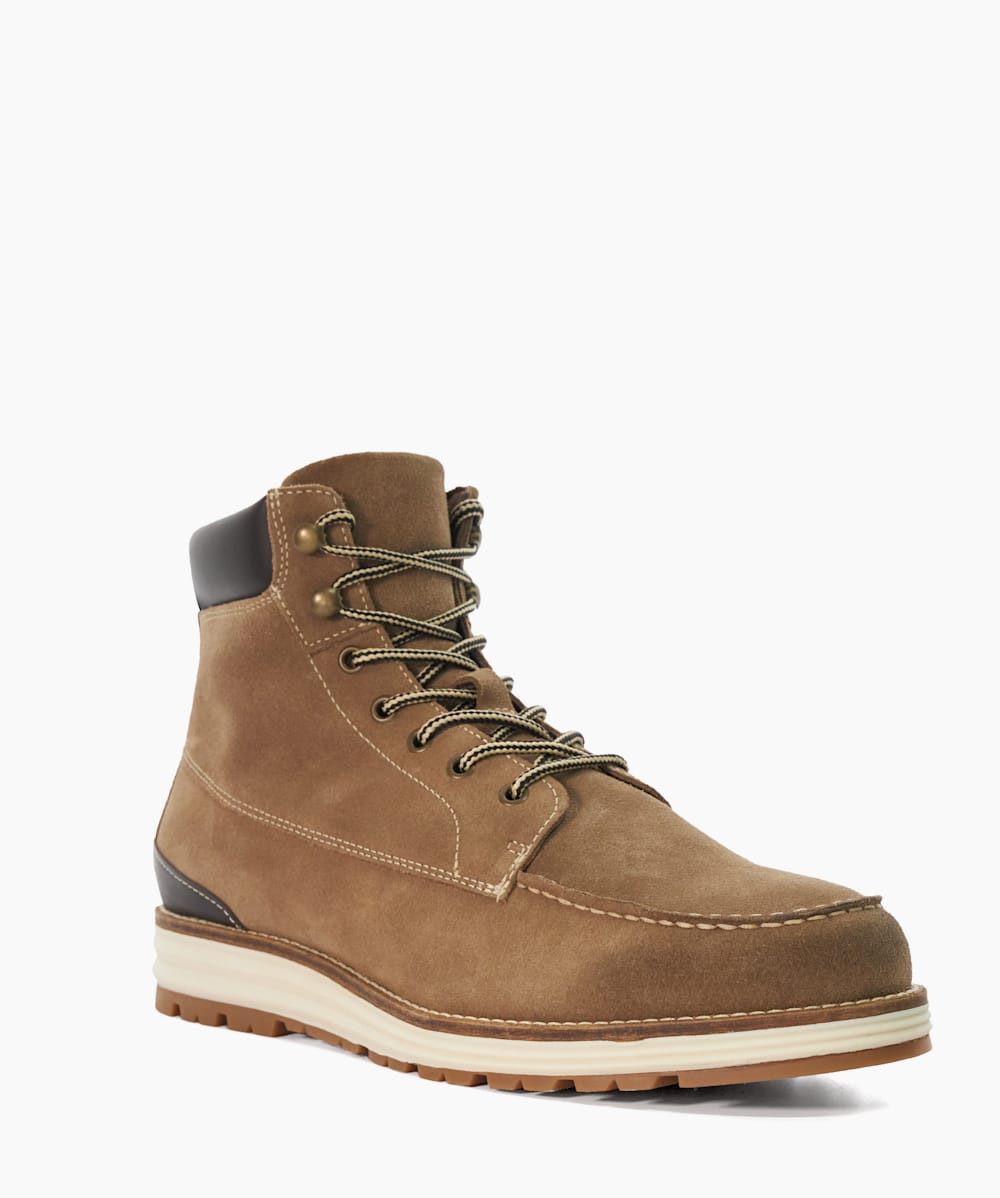 Cillian Taupe Bottes de randonnee compensees en cuir Dune London