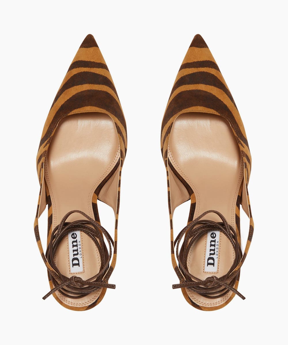Dune on sale zebra shoes