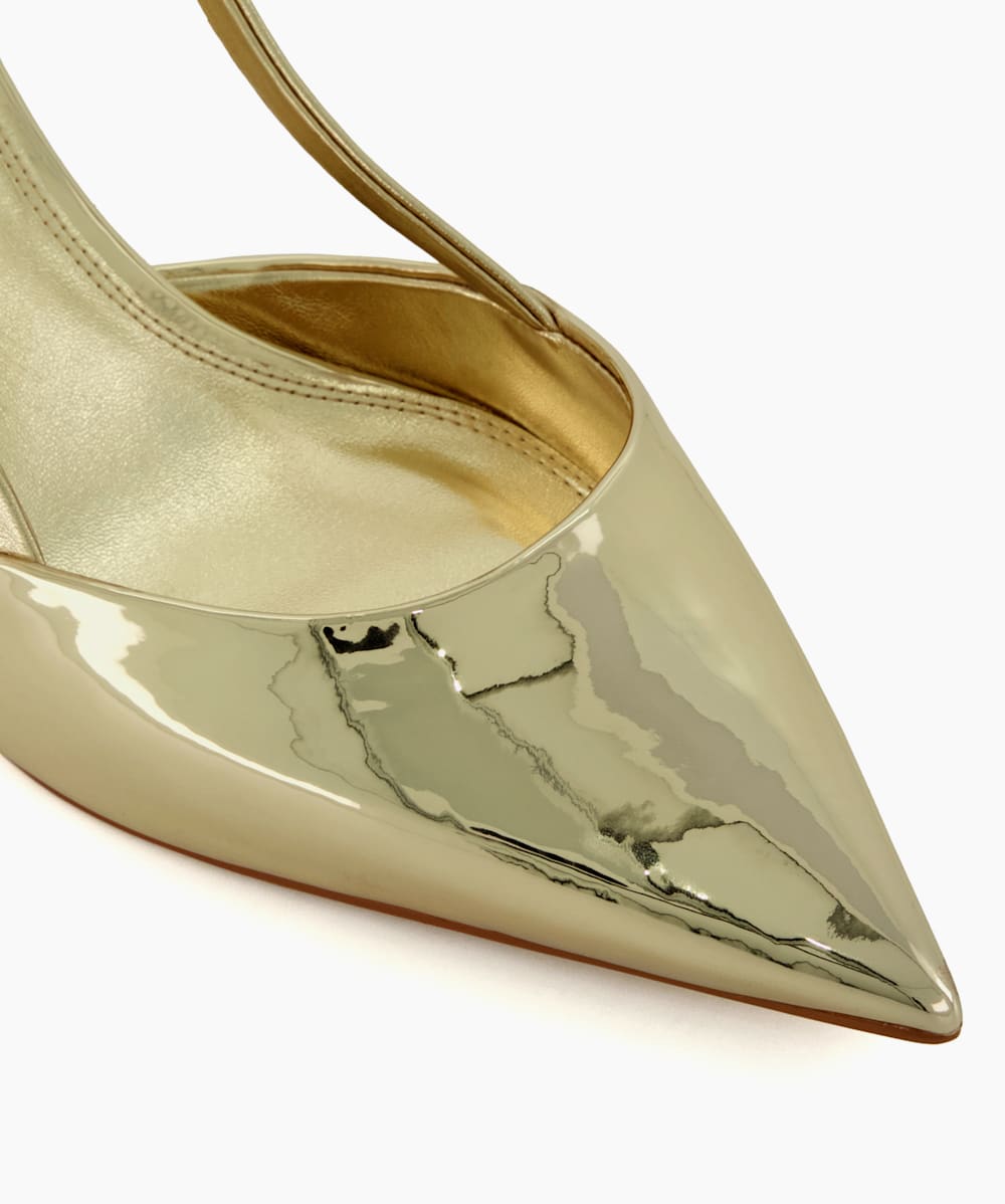 Yellow gold court shoes online