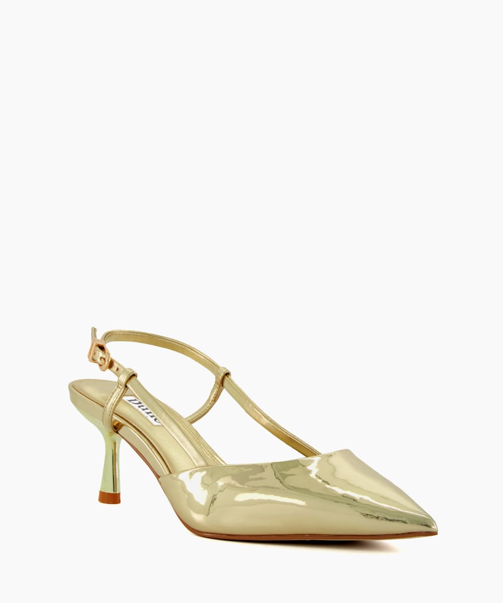 Dune yellow sales heels