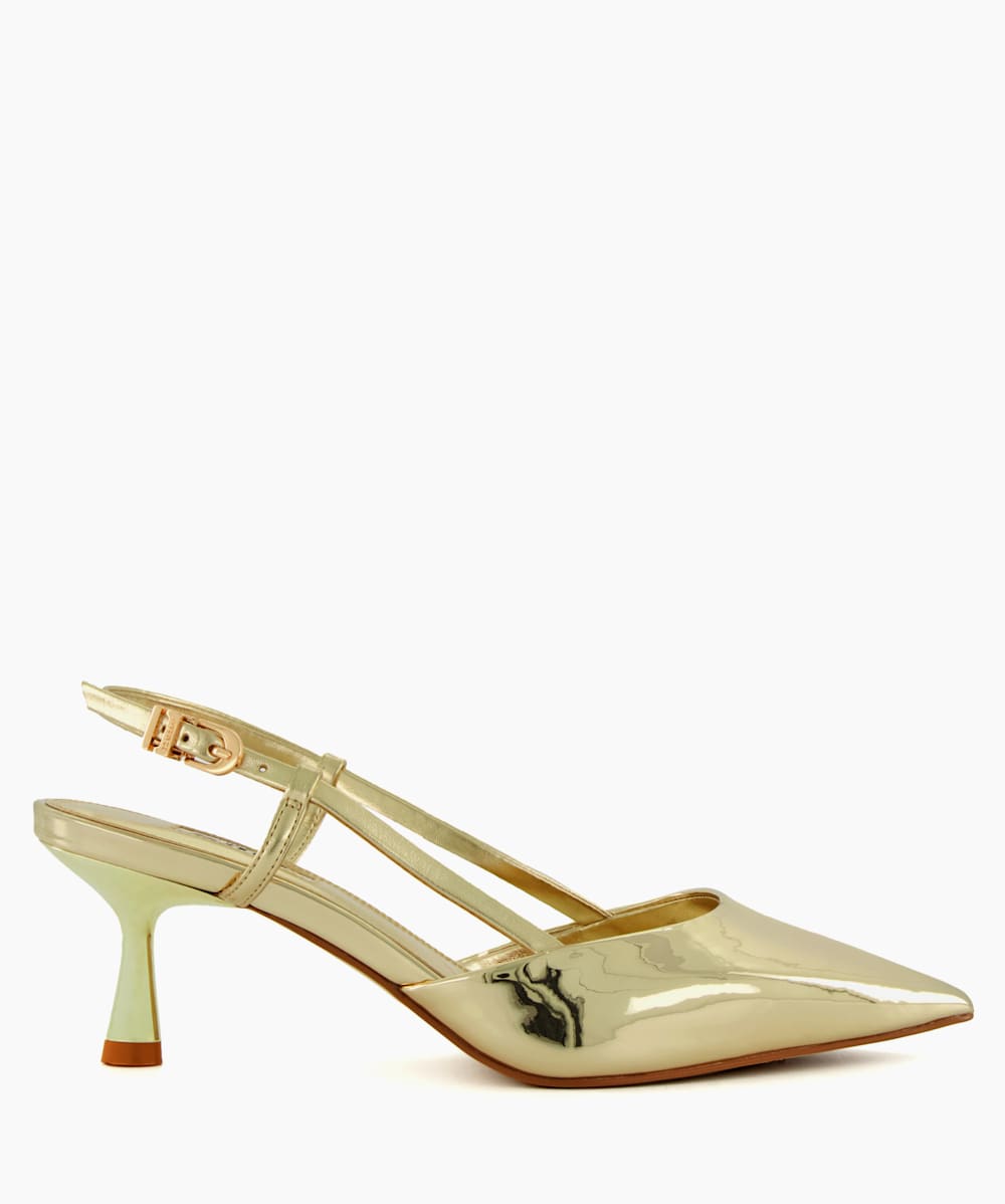 Gold slingbacks deals