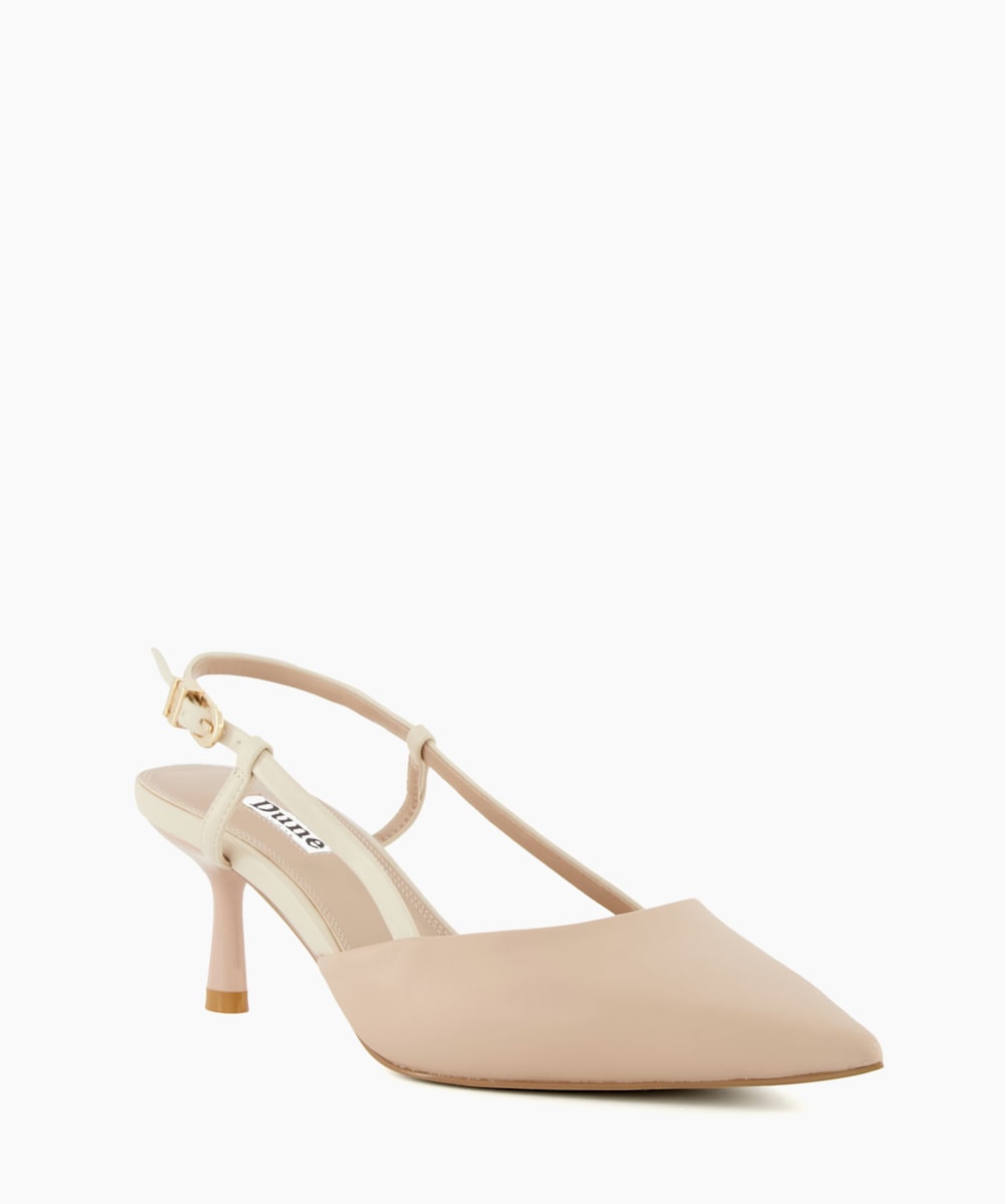 Dune nude court shoes best sale