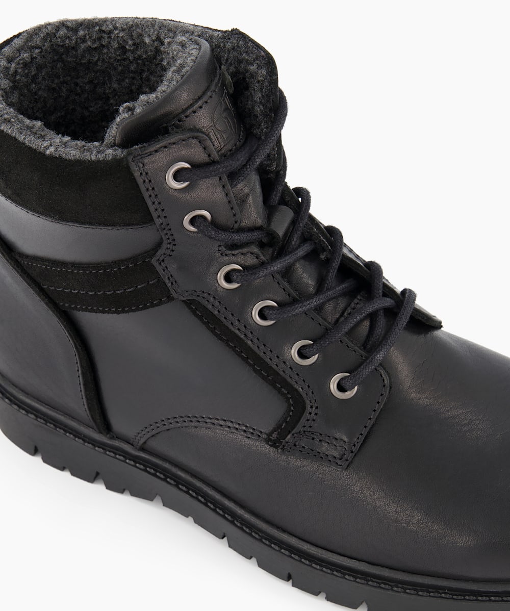 Dune fur lined boots shop