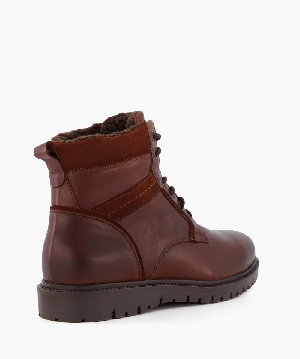 Dune tan boots sales sale