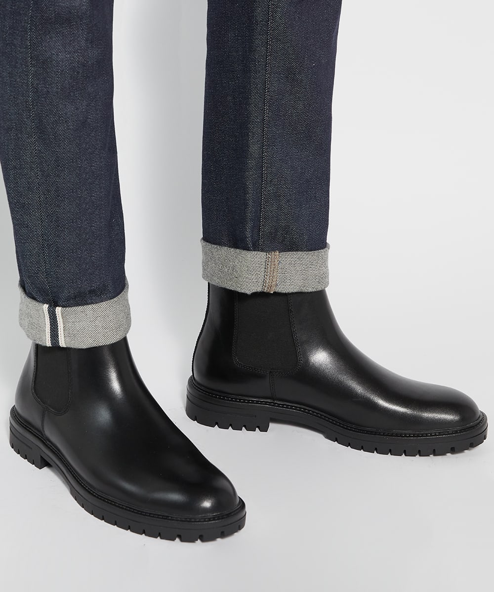 Mens round toe boots new arrivals