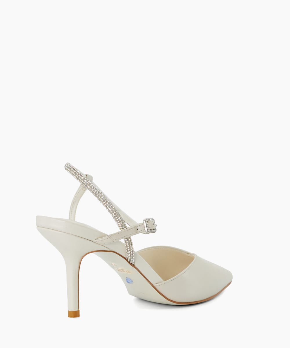 Quiz ivory bridal shoes hotsell