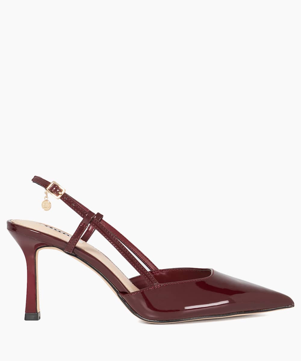 Dune burgundy shoes on sale