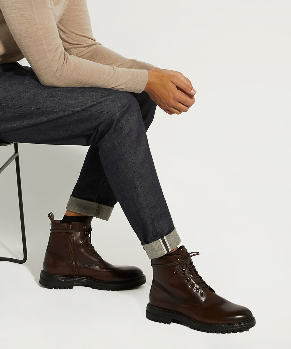 Dune lace up boots clearance