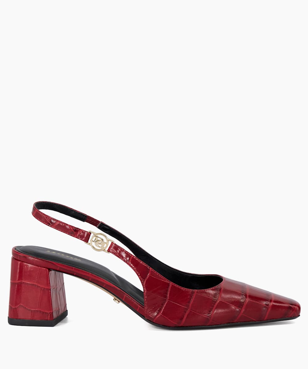 Dune red shoes shop