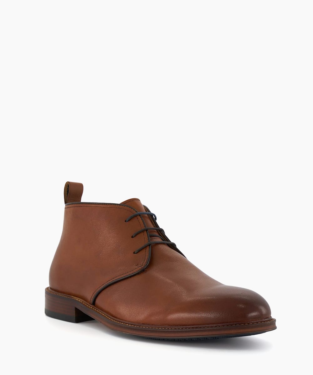 Casual leather sales chukka boots