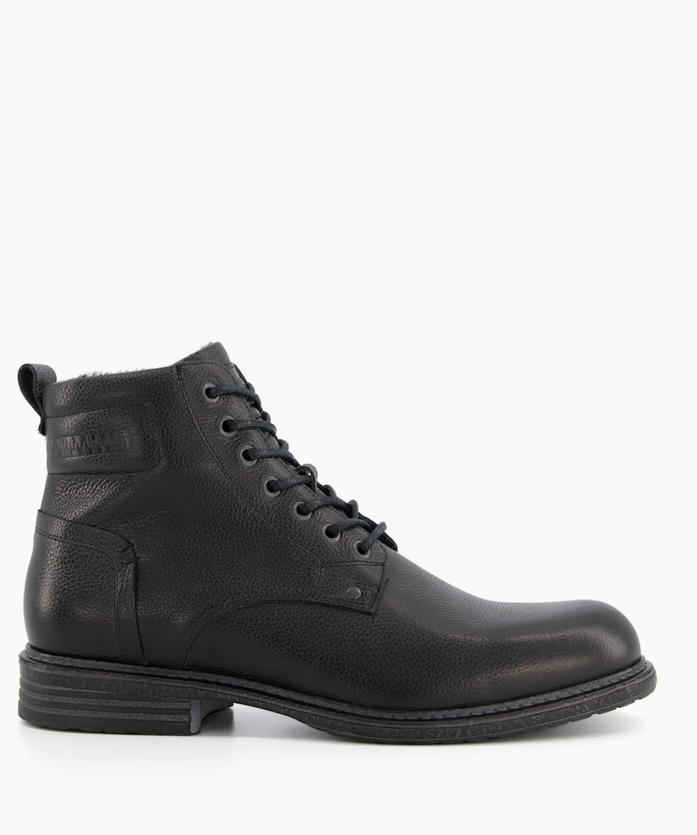 Mens dark grey boots hot sale