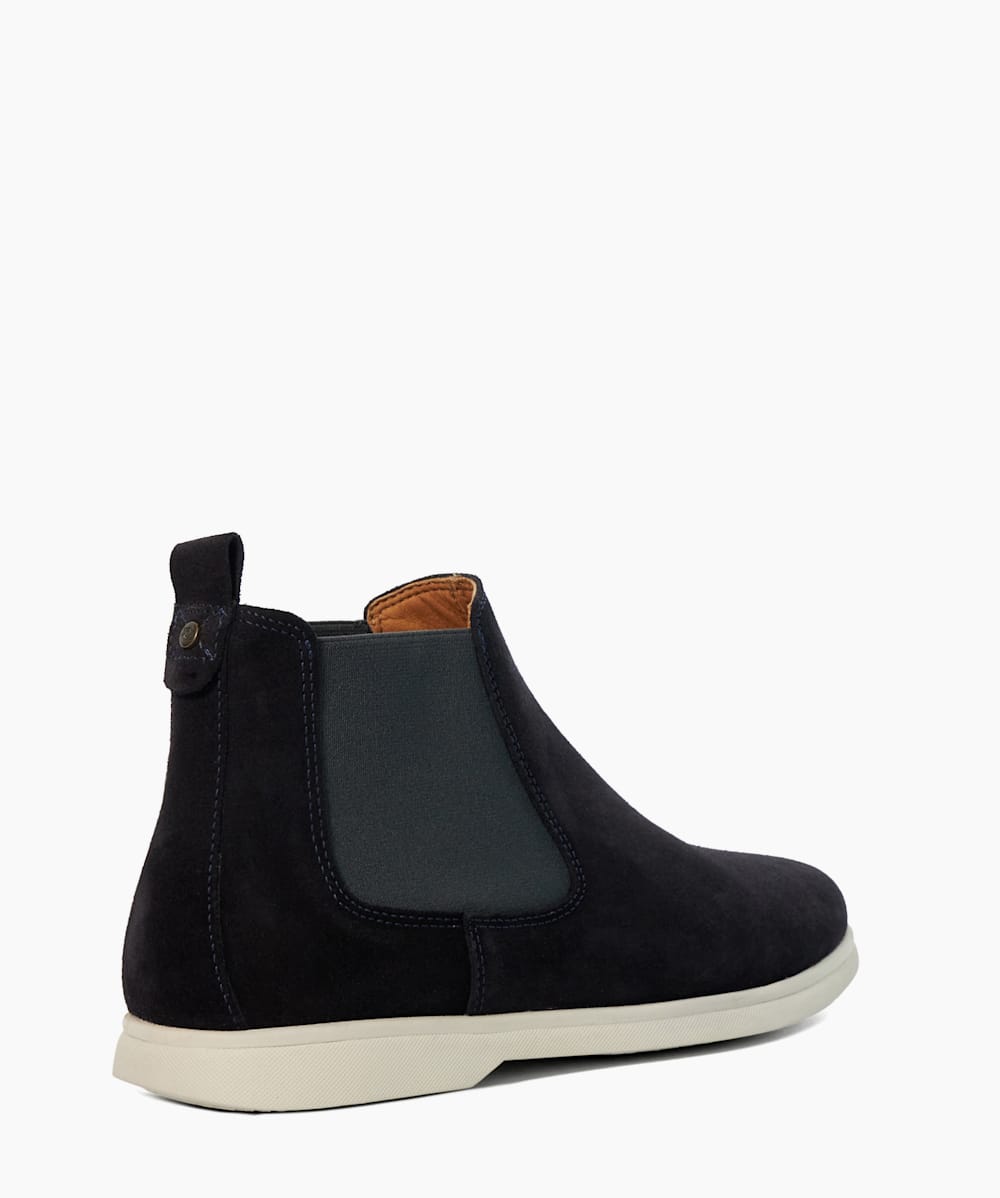 Creatives Navy Suede Chelsea Boots Dune London