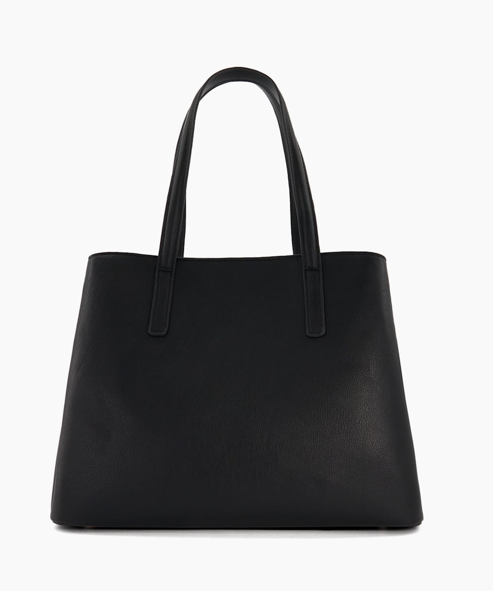 Dallaglio Black Large Quilted Tote Bag Dune London