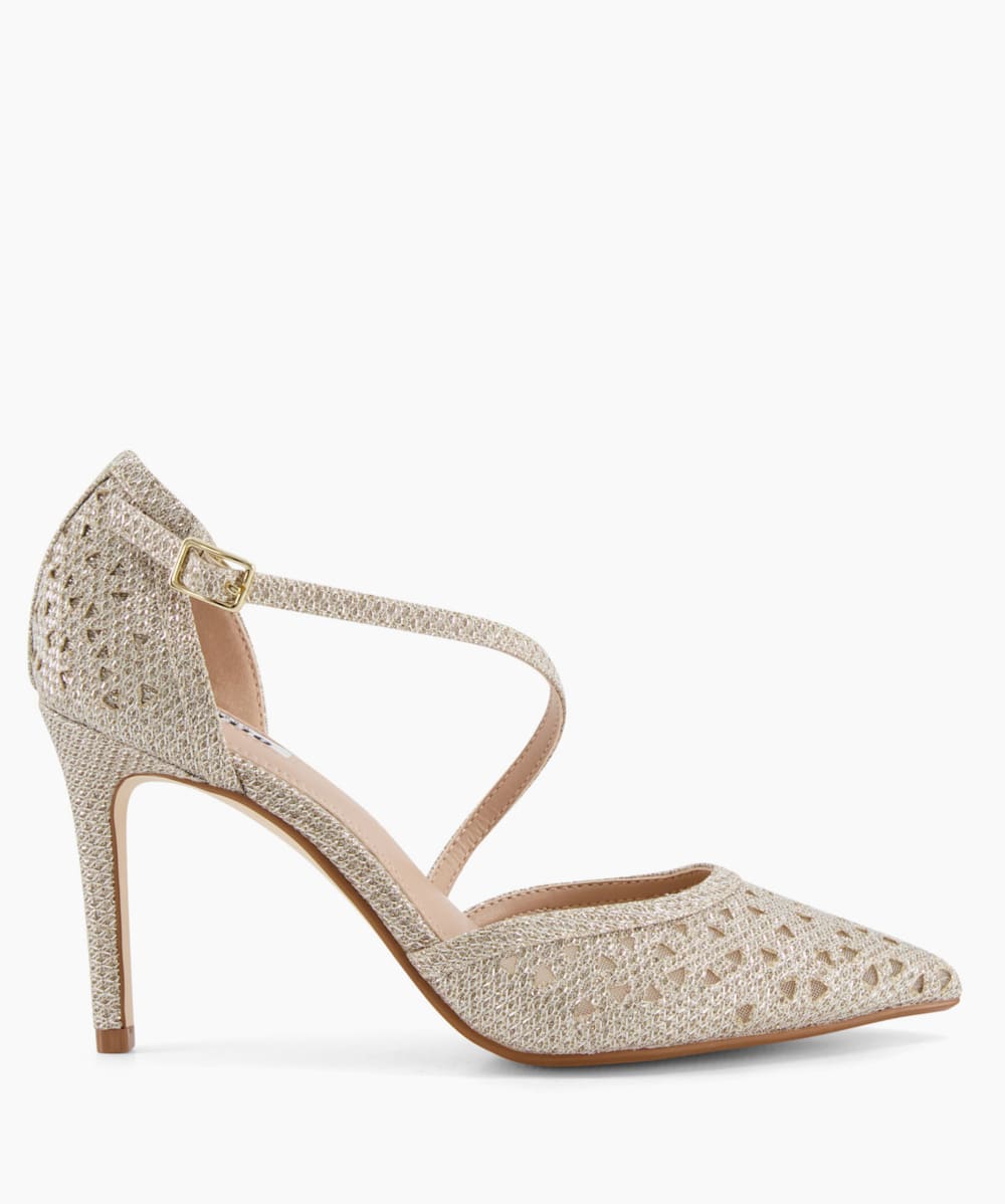 Gold outlet pointed stilettos