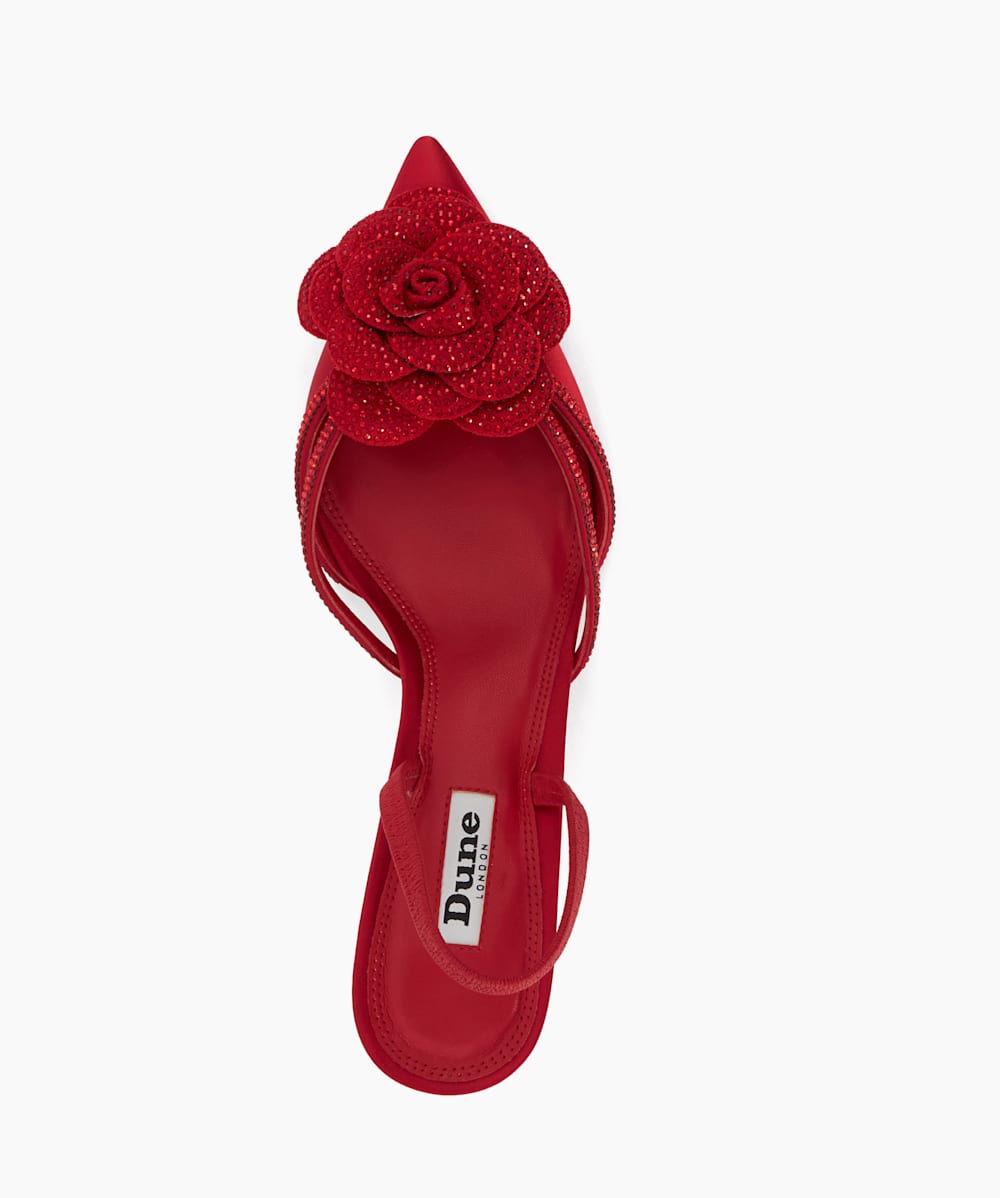Dune red court shoes 2025
