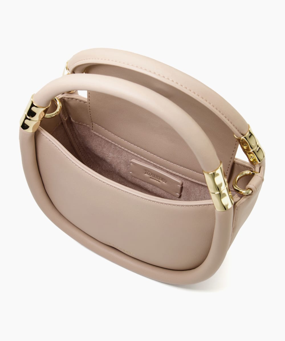 Daphny Blush Curved Base Small Grab Bag Dune London