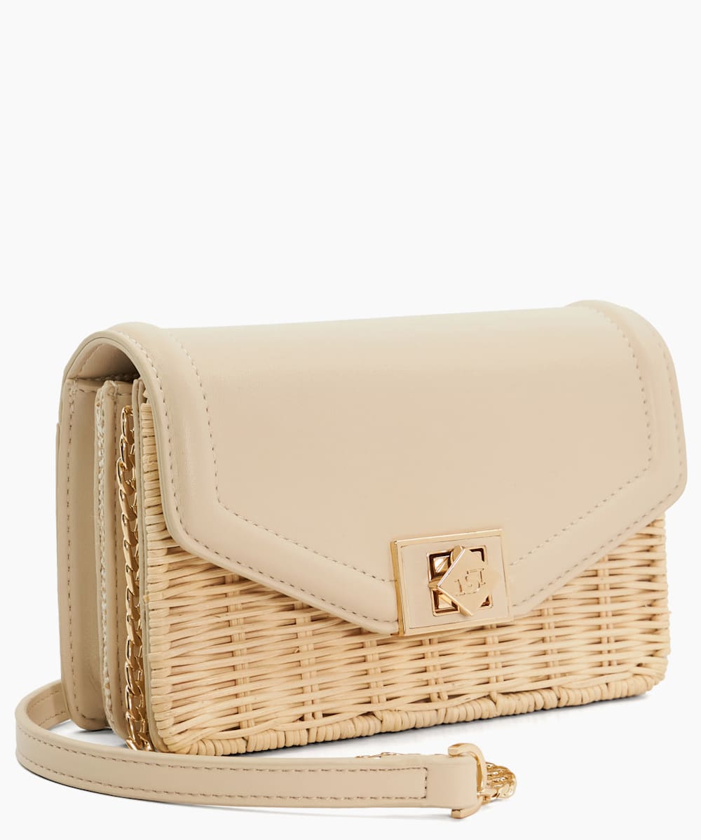 Crossbody rattan bag on sale
