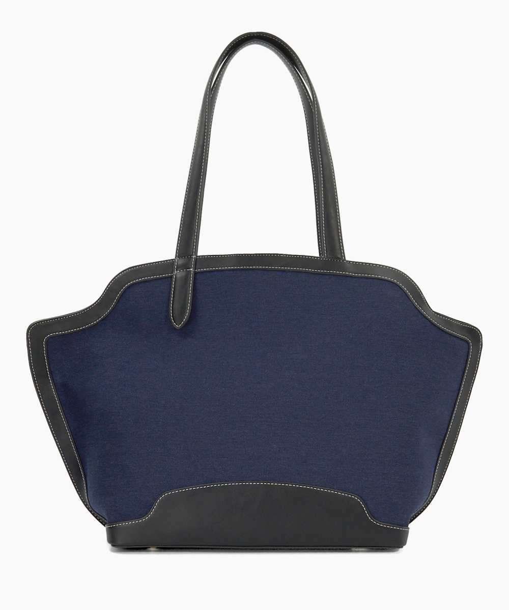 Decided Navy Grab Handle Day Bag Dune London