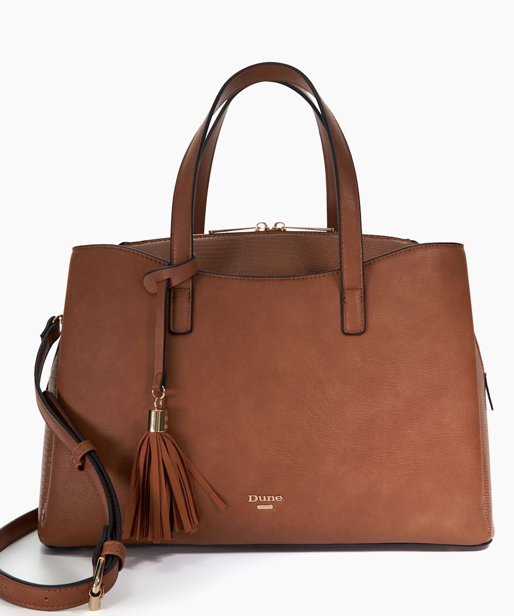 Dune reptile effect bag on sale