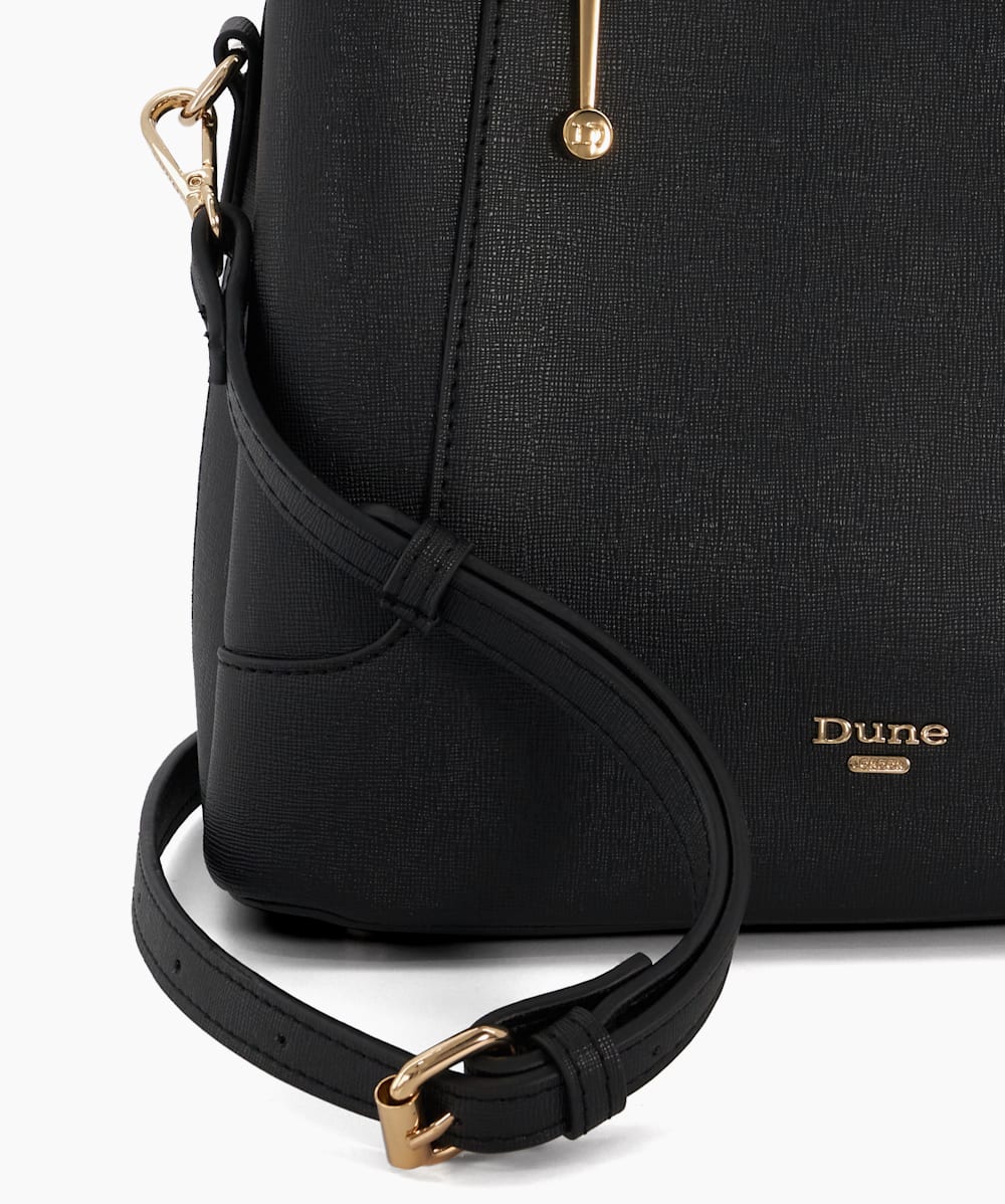 Dinidorriss Black Patent Grab Bag Dune London