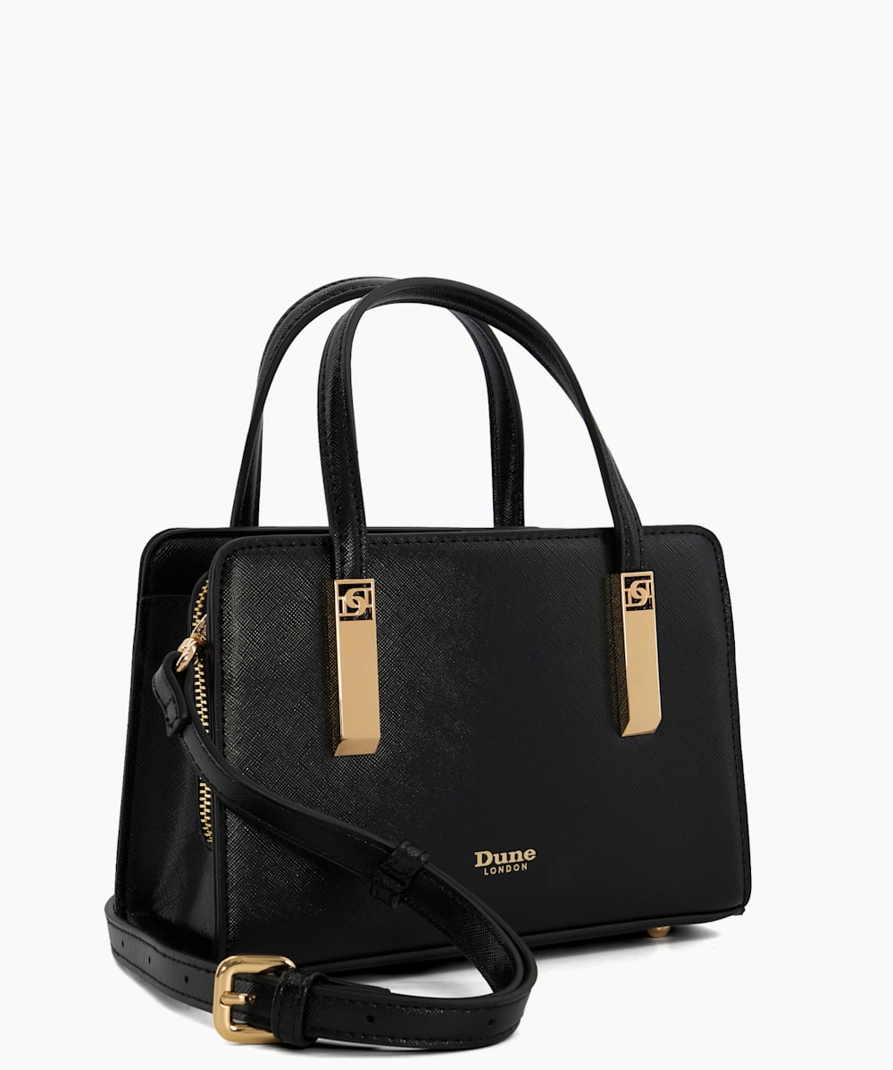 Dune london black bag best sale
