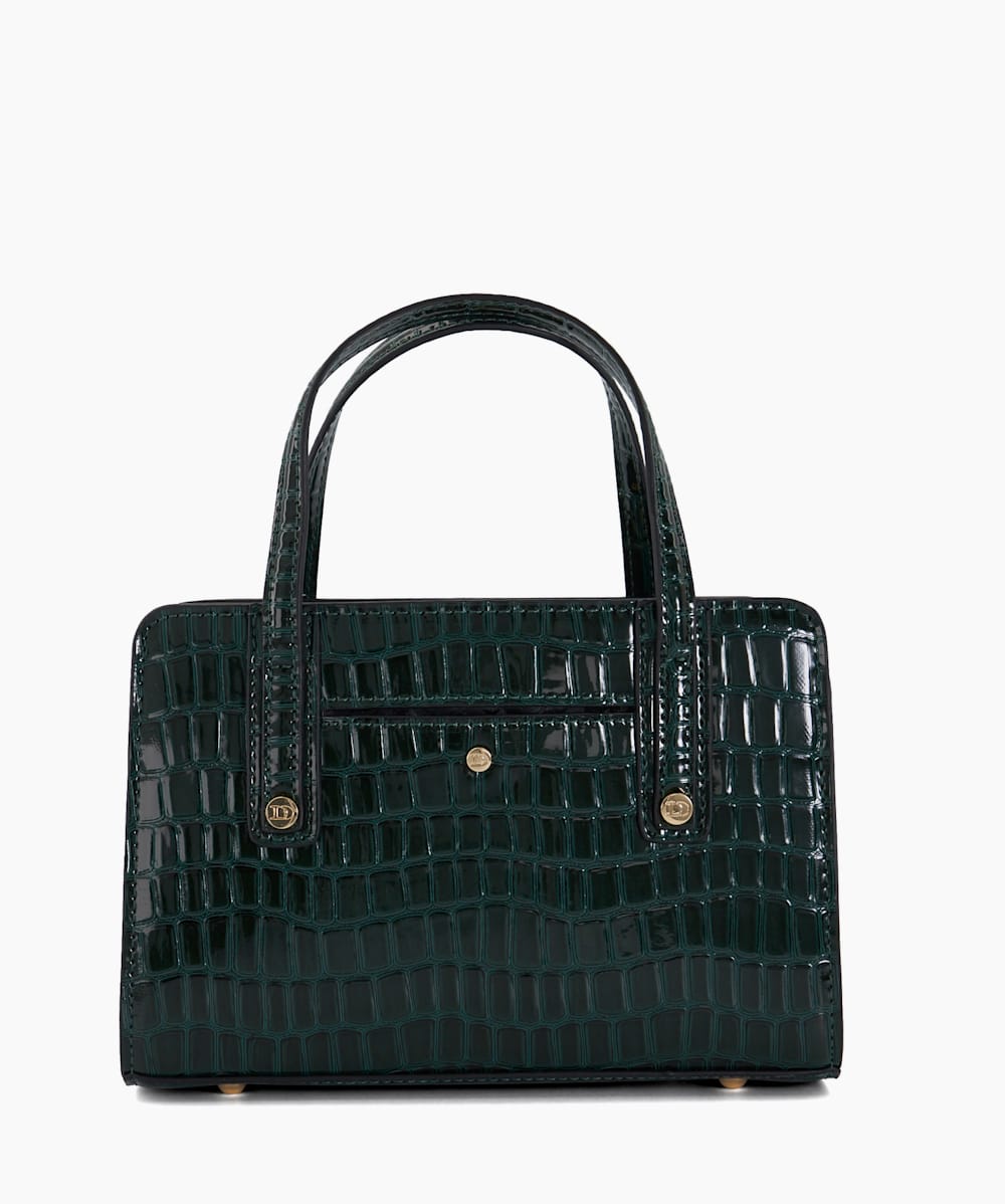 Dinkydenbeigh DARK GREEN SYNTHETIC CROC