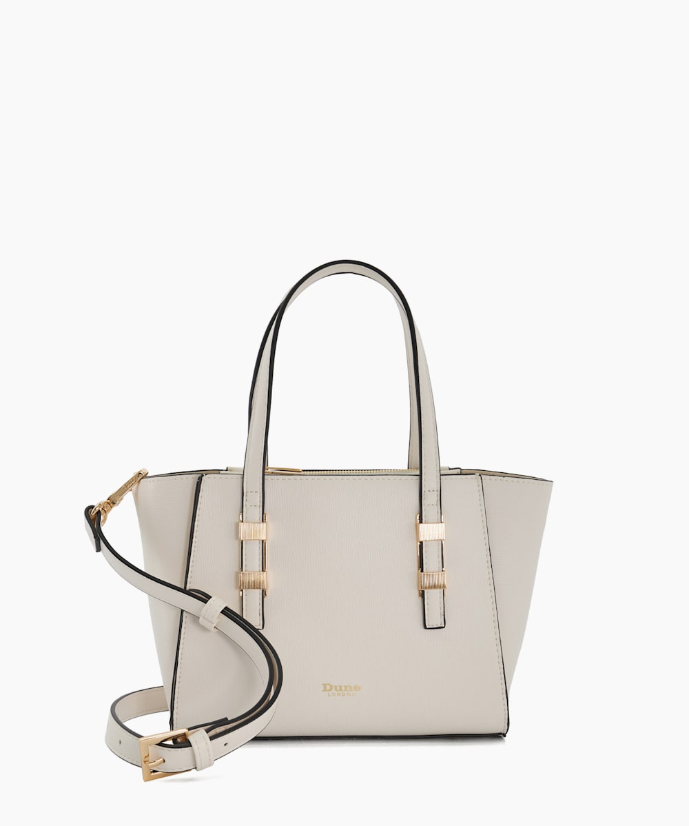 Dinkydresden Ecru Small Winged Tote Bag Dune London