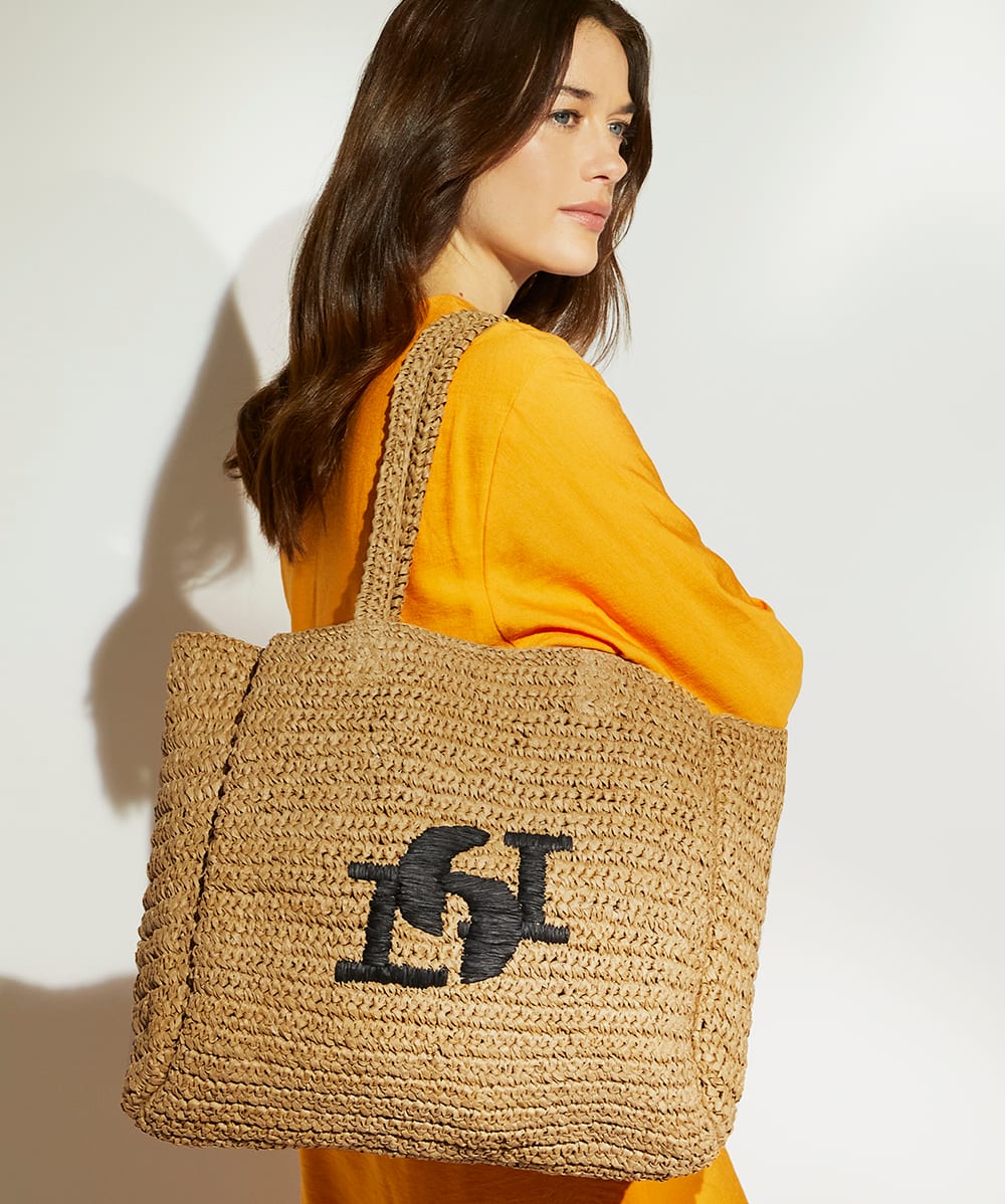 Dune on sale raffia bag