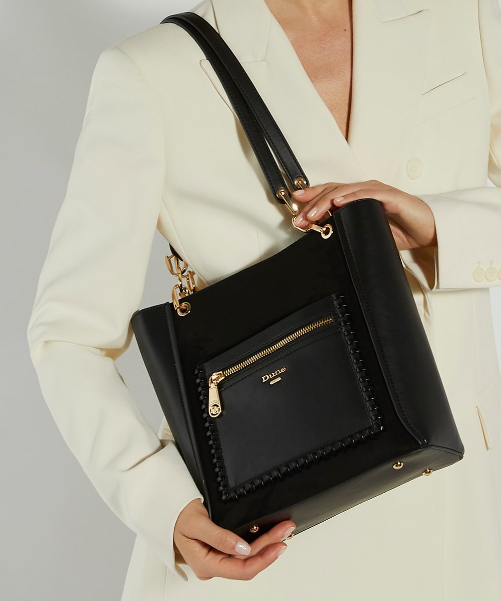 Dune london black handbag 2025