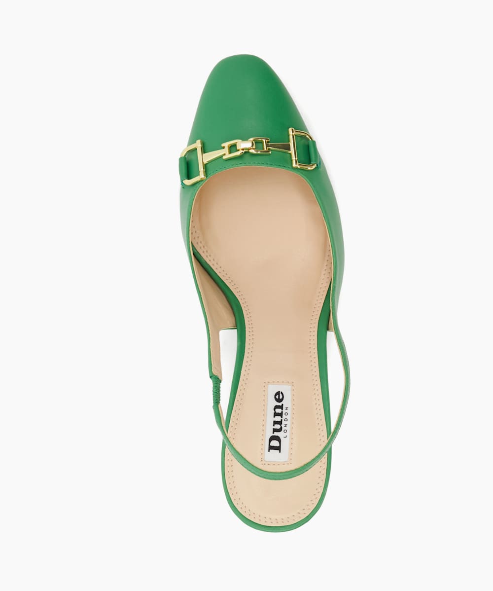 Green slingbacks hot sale