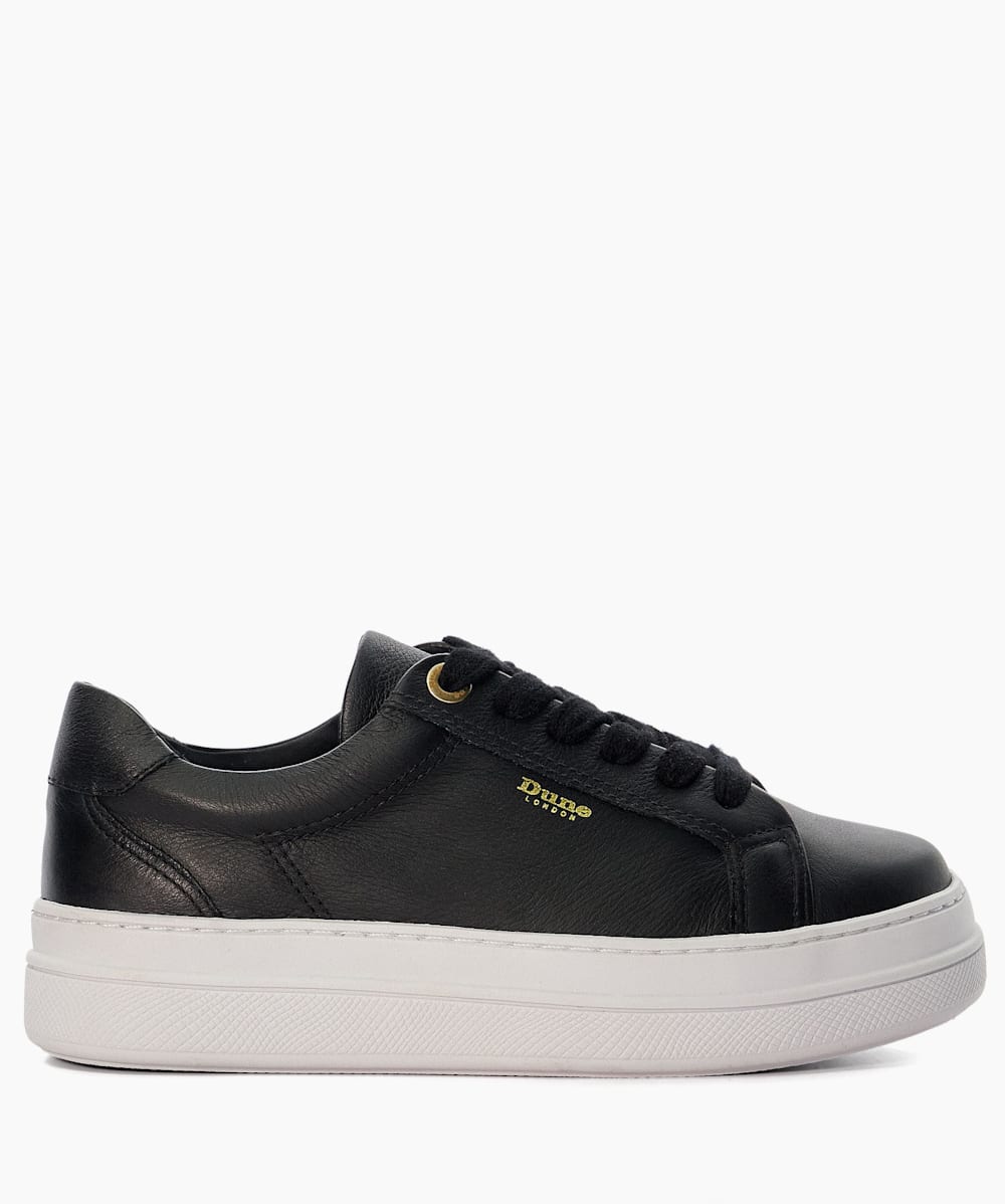 Black branded trainers top