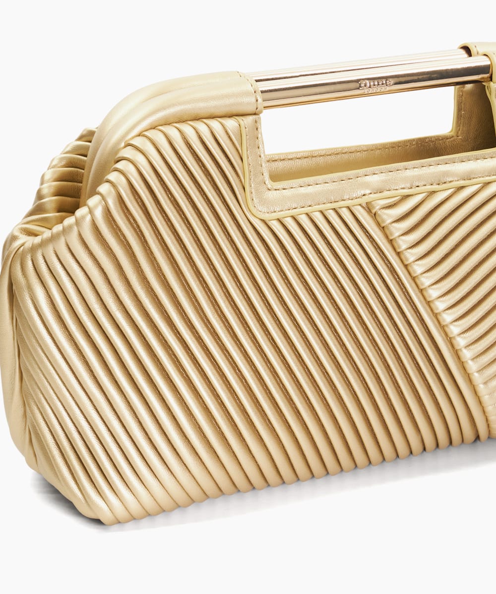 Dune gold clutch bag sale sale