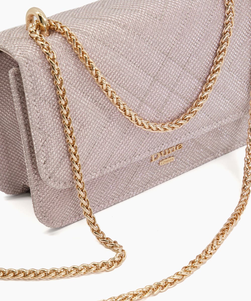 Rose gold quilted bag clearance
