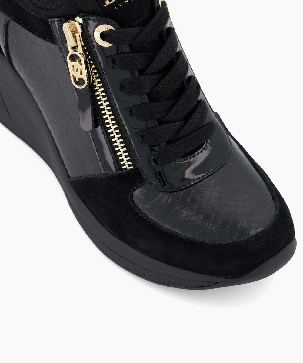 Bebe cadyna shop wedge sneaker